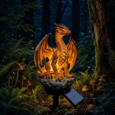 💥LAST DAY 50% OFF🐉✨Solar Dragon Garden Statue Light
