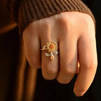 Spinner Sunflower Mood Ring